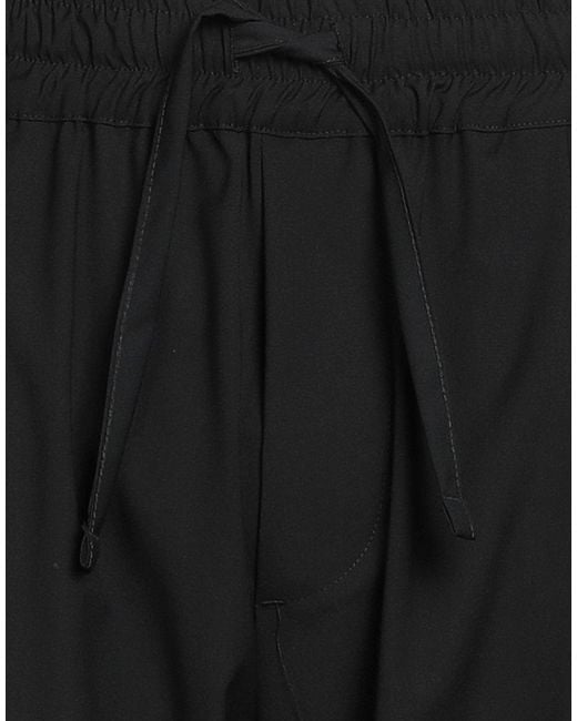 hinnominate Black Pants Polyester, Viscose, Elastane for men