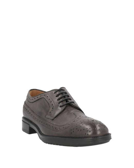 Doucal's Gray Lace-up Shoes for men