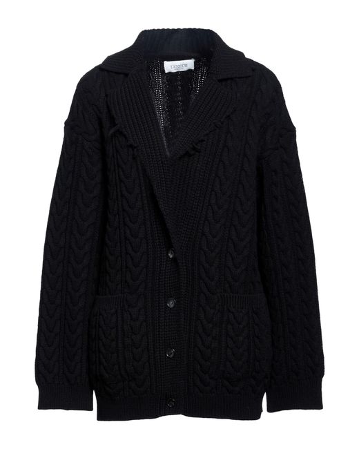 Laneus Blue Cardigan Merino Wool