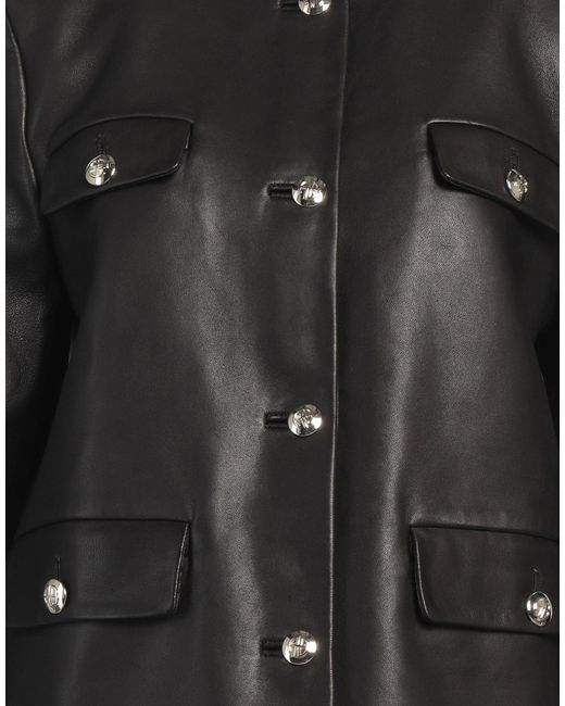 Anine Bing Black Jacket Lambskin
