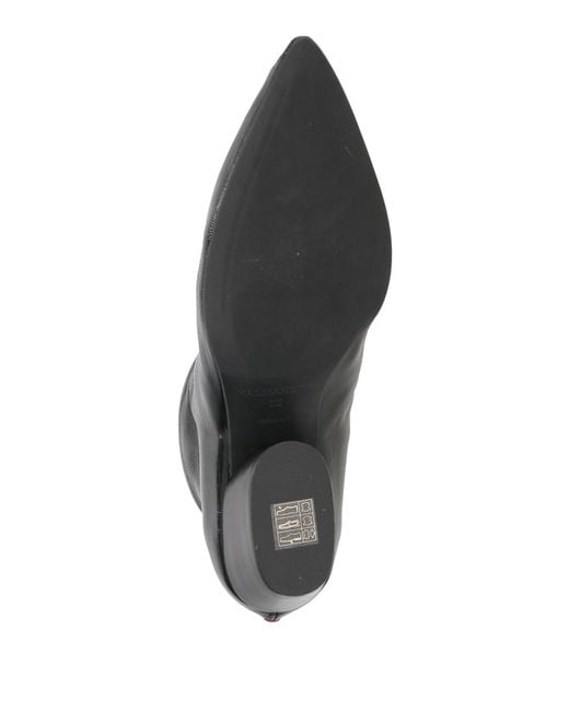 Halmanera Black Ankle Boots Leather