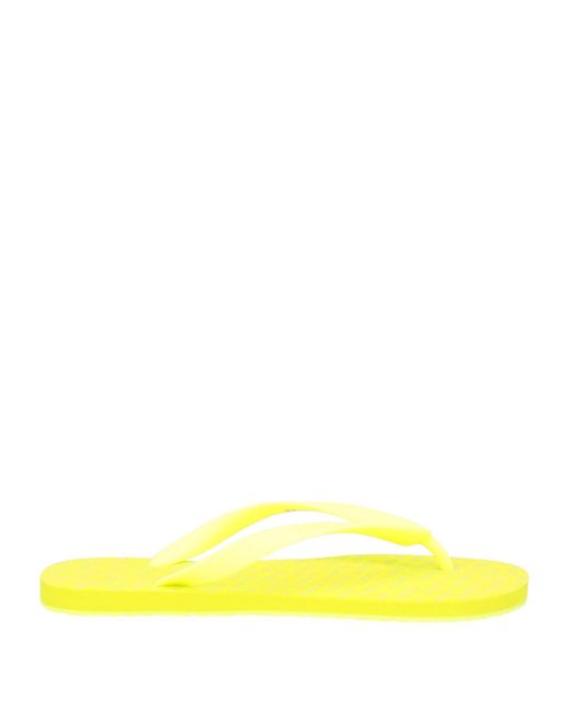 Sandalias de dedo Vetements de hombre de color Yellow