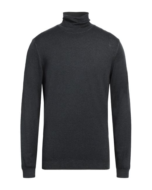 Brooksfield Blue Turtleneck for men