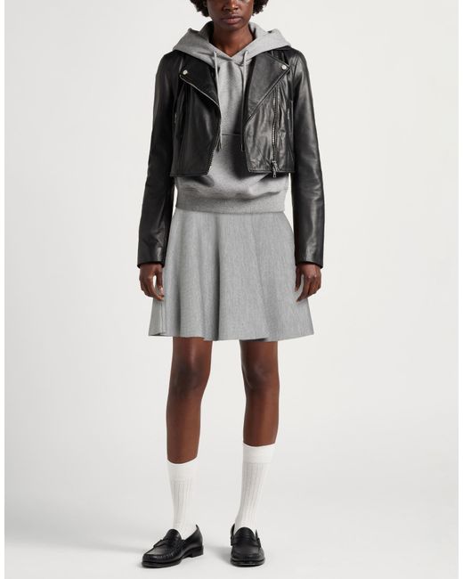 Sandro Gray Mini Skirt