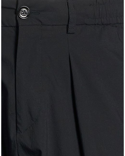 BE ABLE Black Pants Cotton, Polyamide, Elastane for men
