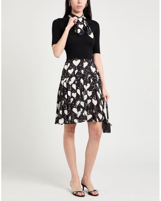 Elisabetta Franchi Black Midi Dress