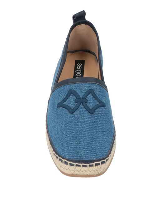 Sergio Rossi Blue Espadrilles