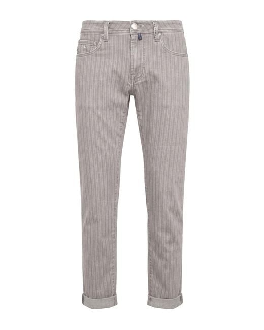 Tramarossa Gray Pants Cotton, Polyester, Elastane for men