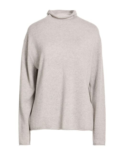 Lisa Yang Gray Light Turtleneck Cashmere