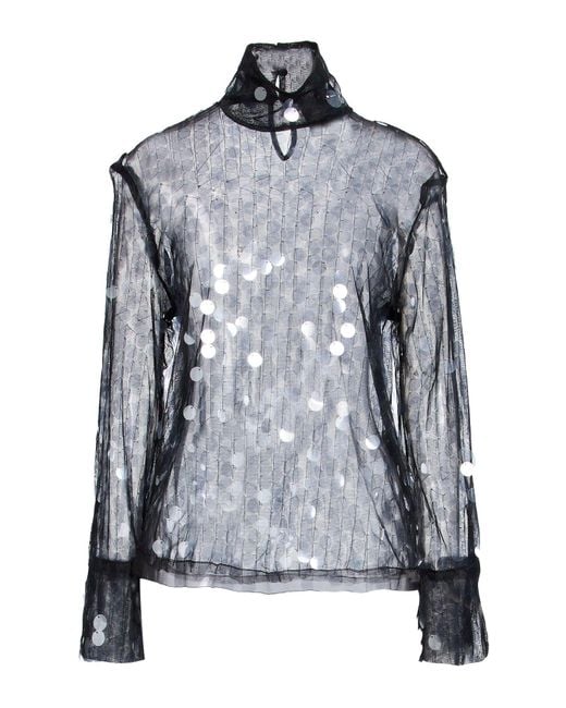 Semicouture Blue Top Polyester