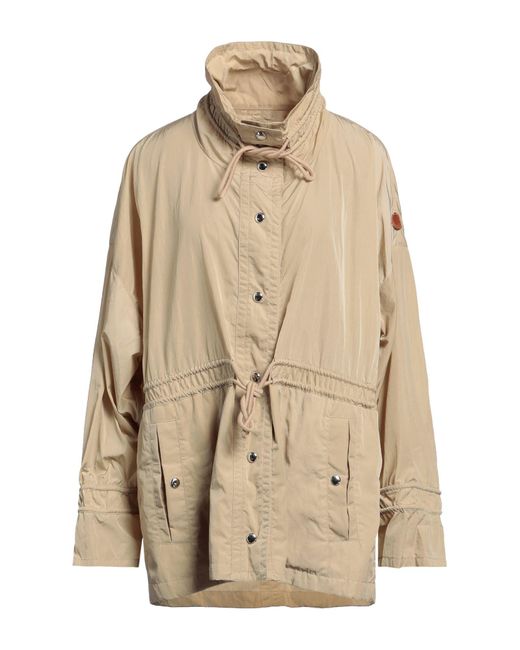 Moncler Natural Overcoat & Trench Coat