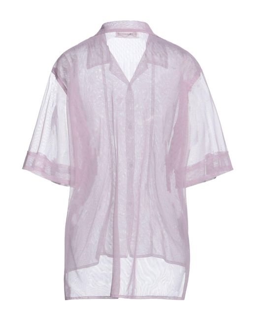 DES_PHEMMES Purple Lilac Shirt Nylon
