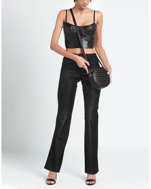 L'Agence Black Jeans Cotton, Polyester, Elastane