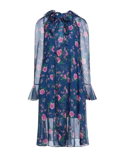 Philosophy Di Lorenzo Serafini Blue Midi Dress