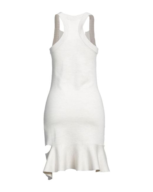 Burberry White Mini Dress