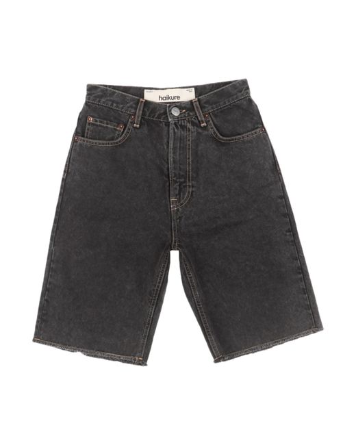 Haikure Gray Denim Shorts for men