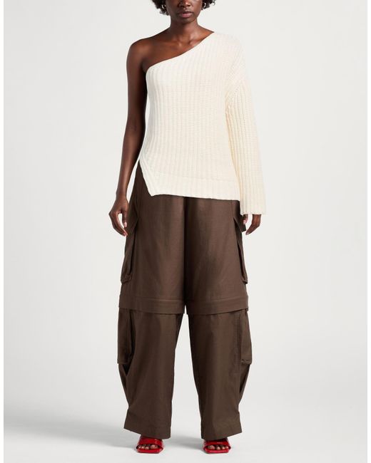 Twinset White Cream Sweater Wool, Cashmere