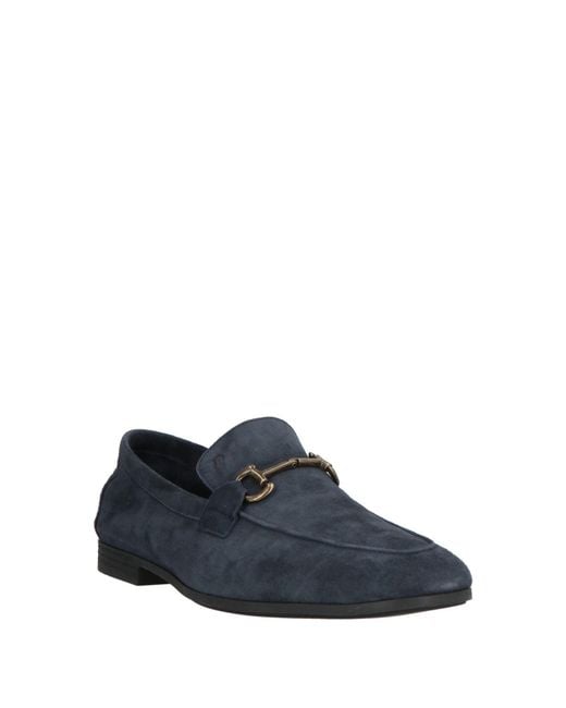 Frau Blue Loafers Leather for men