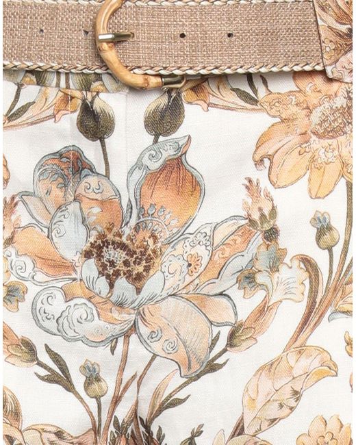 Zimmermann Natural Shorts & Bermuda Shorts