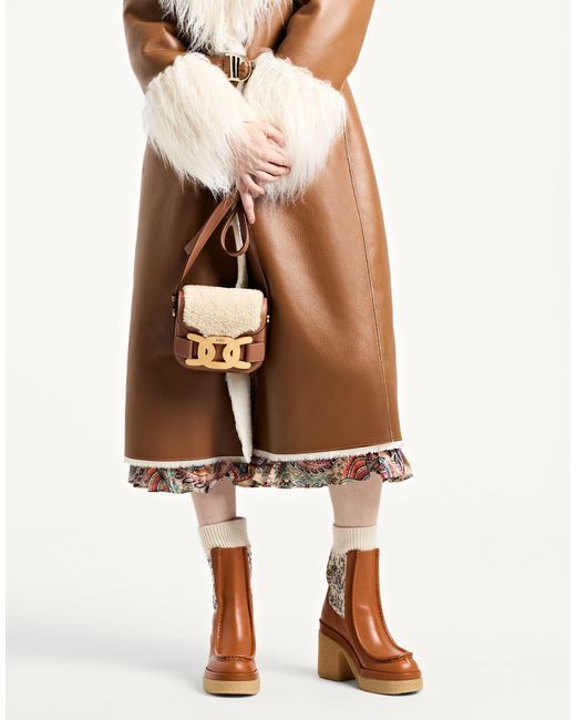 Chloé Brown Ankle Boots