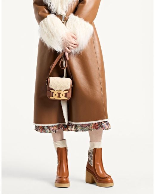 Chloé Brown Ankle Boots