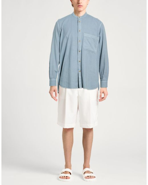 Camisa Barena de hombre de color Blue
