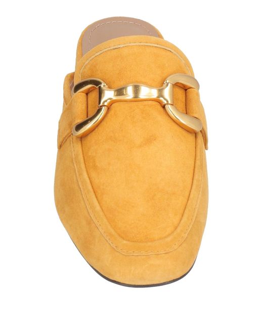 Bibi Lou Orange Mules & Clogs