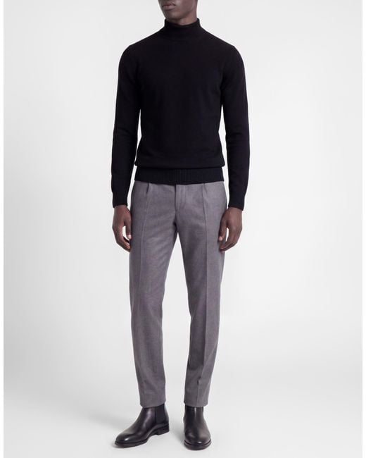 Drumohr Black Turtleneck Lambswool for men