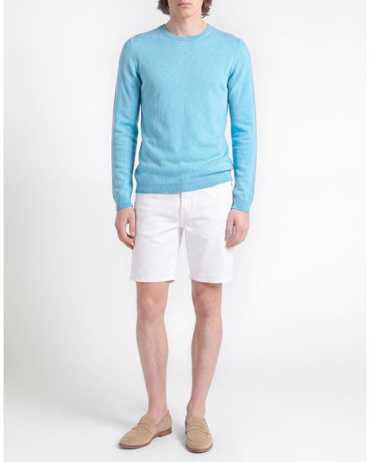 Roberto Collina Blue Sweaters for men