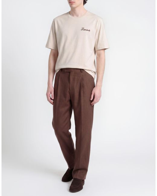 Laneus White T-Shirt Cotton for men