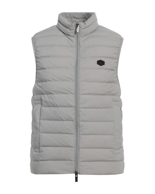 Emporio Armani Gray Gilet for men