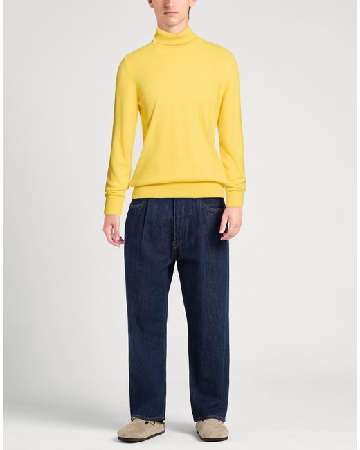 Zanone Yellow Turtleneck for men