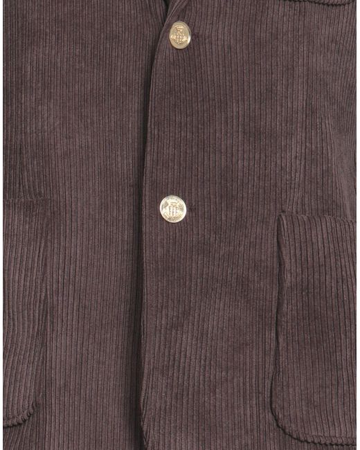 Daniele Alessandrini Brown Blazer for men