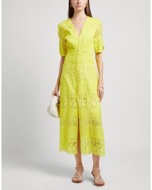 Vestito Lungo di Saloni in Yellow