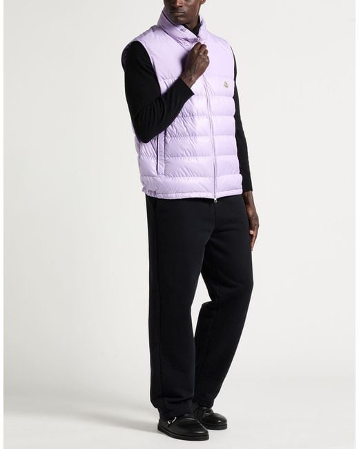 Moncler Purple Vest Polyester for men