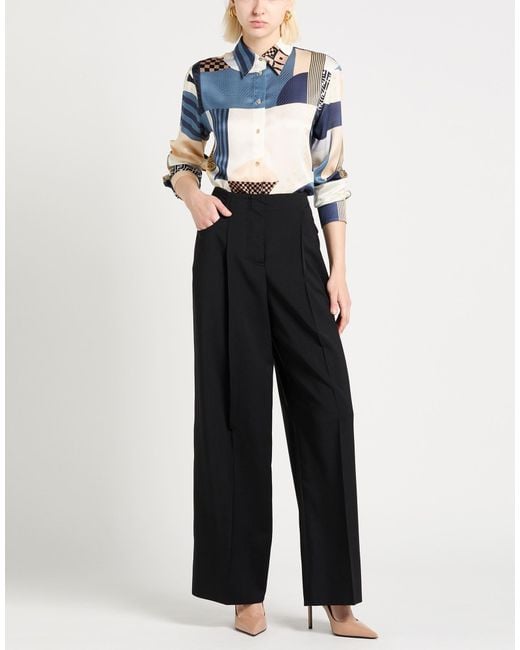 Fendi Black Pants Wool, Mohair Wool