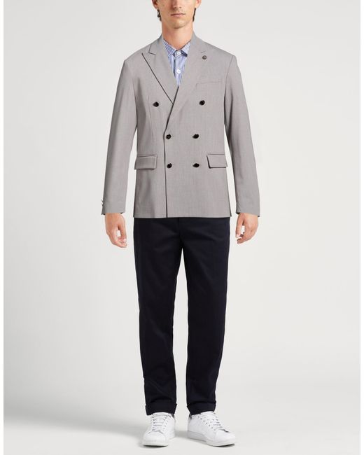 Officina 36 Gray Blazers for men