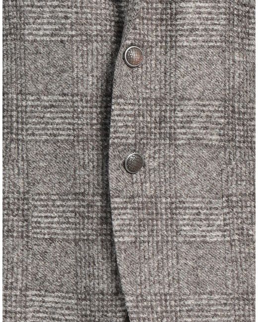 Tagliatore Gray Blazer Acrylic, Wool, Polyester for men