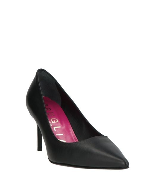 Bruglia Black Pumps Calfskin