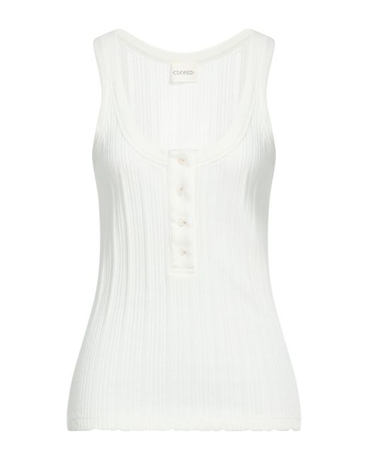 Top Closed de color White
