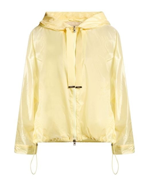 Herno Yellow Pastel Jacket Polyamide, Polyester, Cotton