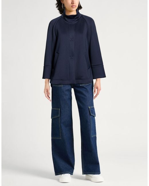 Elena Miro Blue Jacket Polyester, Viscose, Elastane