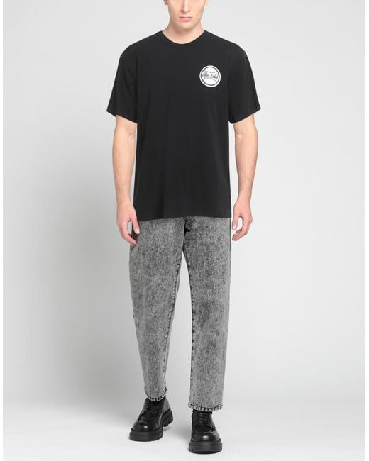 AFTER LABEL Black T-Shirt Cotton for men