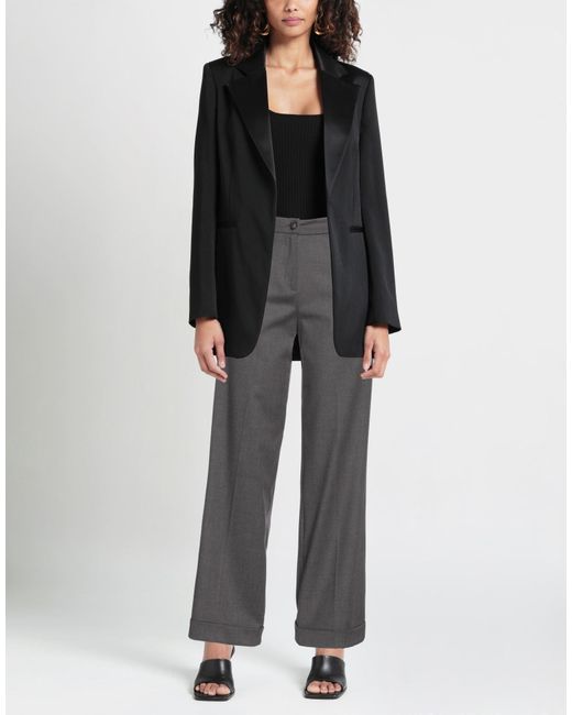 Nora Barth Gray Lead Pants Polyester, Viscose, Elastane