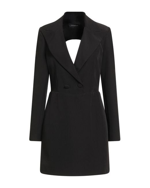 ACTUALEE Black Mini Dress Polyester, Elastane