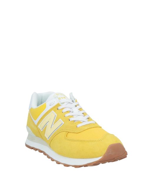 New Balance Yellow Sneakers for men