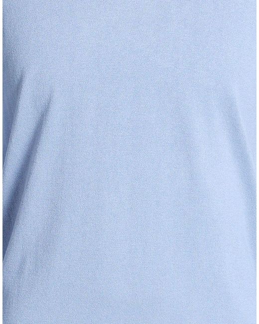 Berna Blue Sweater Viscose, Polyamide for men
