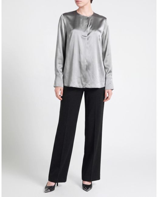 Peserico Gray Top Silk, Elastane