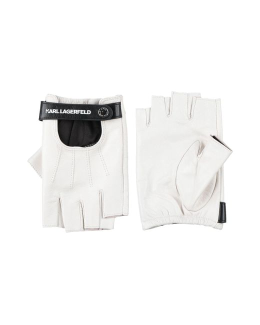 Karl Lagerfeld White Gloves