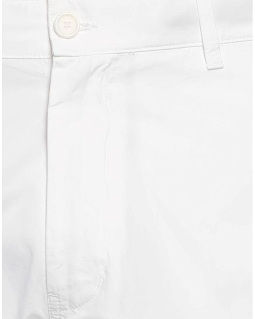 Aspesi White Pants Cotton for men